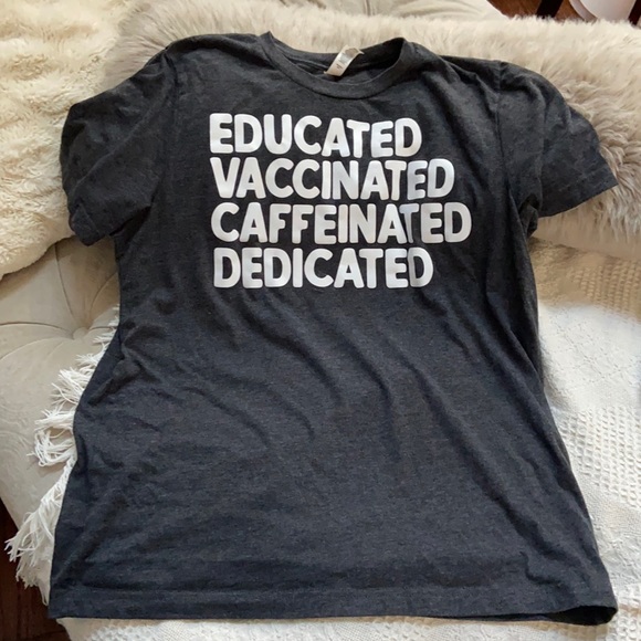 Tops - Vaccinated Tee Shirt 💉